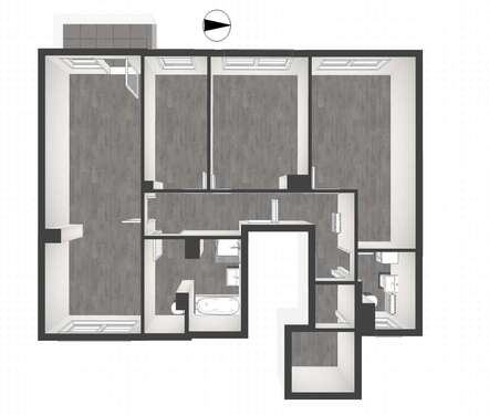 Foto - Wohnung zum Mieten in Döbeln 916,00 € 107.7 m²