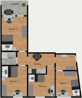 Foto - WG-Zimmer in Munich 810,00 € 14 m²