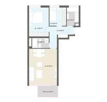 Wohnung zum Kaufen in Frankfurt 199.900,00 € 56 m²