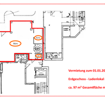 Büro in Herten 700,00 € 97 m² - 700,00 EUR Kaltmiete, ca.  97,00 m² in Herten (PLZ: 45699)