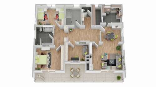 Foto - Wohnung zum Kaufen in Weihenzell 399.000,00 € 235 m²