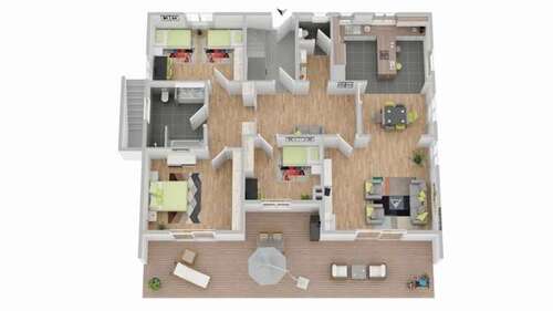 Foto - Wohnung zum Kaufen in Weihenzell 429.000,00 € 154 m²