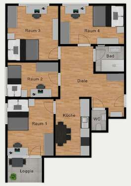 Foto - WG-Zimmer in Munich 890,00 € 16 m²