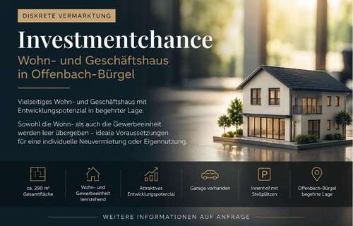 Foto - Haus zum Kaufen in Offenbach Bürgel 499.000,00 € 290 m²