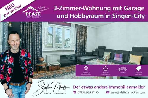 Foto - Wohnung zum Kaufen in Singen 209.000,00 € 68 m²