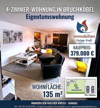 Foto - Wohnung zum Kaufen in Bruchköbel 379.000,00 € 135 m²