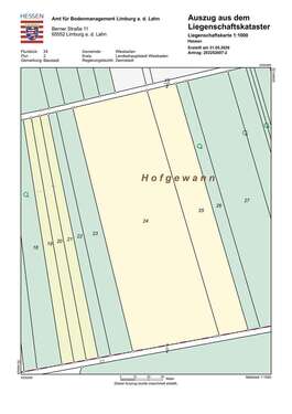 Foto - Grundstück in Wiesbaden 125.000,00 € 14500 m²