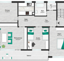 Wohnung zum Kaufen in Gottmadingen 249.000,00 € 88 m²