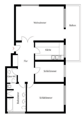 Foto - Wohnung zum Mieten in Köln 1.680,00 € 102 m²