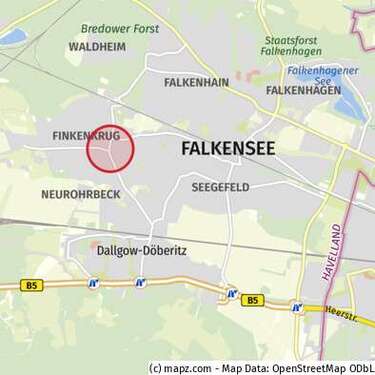 Foto - Grundstück zu verkaufen in Falkensee 250.000,00 € 620 m²