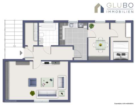 Foto - Wohnung zum Mieten in Bochum 744,00 € 62 m²