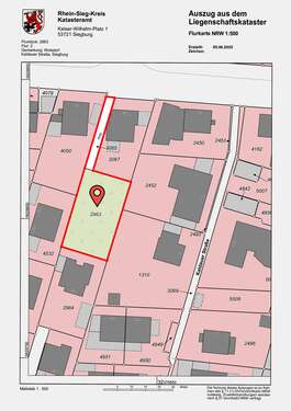 Foto - Grundstück zu verkaufen in Siegburg 310.000,00 € 585 m²