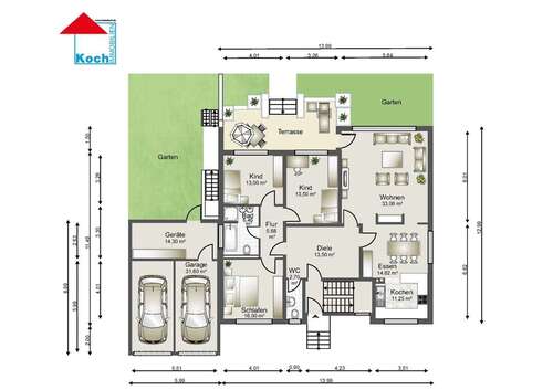 Foto - Wohnung zum Mieten in Malsch 1.175,00 € 138 m²