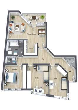 Foto - Wohnung zum Kaufen in Fürth 357.000,00 € 106 m²