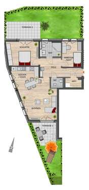 Foto - Wohnung zum Kaufen in Leverkusen 479.900,00 € 89.39 m²