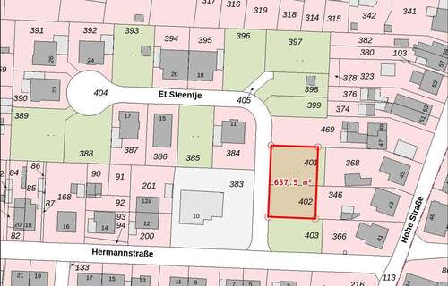 Foto - Grundstück zu verkaufen in Kleve 172.000,00 € 658 m²