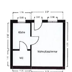 Foto - Wohnung zum Mieten in Leonberg 500,00 € 20 m²