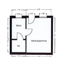 Wohnung zum Mieten in Leonberg 500,00 € 20 m²