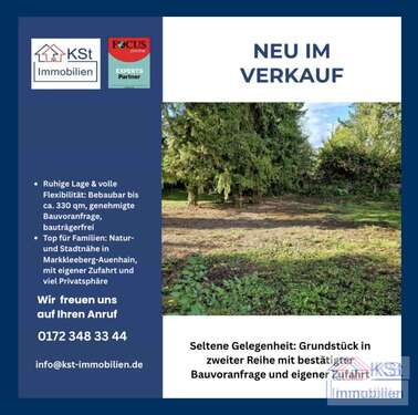 Foto - Grundstück zu verkaufen in Markkleeberg Auenhain 369.000,00 € 692 m²
