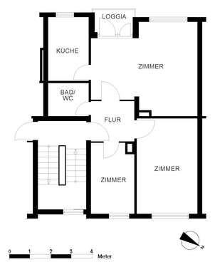 Foto - Wohnung zum Mieten in Bremerhaven 321,00 € 55.62 m²
