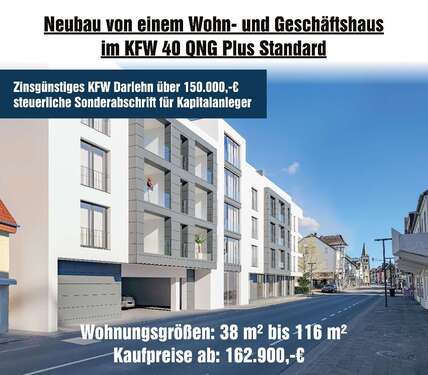 Foto - Wohnung zum Kaufen in Bad Lippspringe 267.900,00 € 62.12 m²