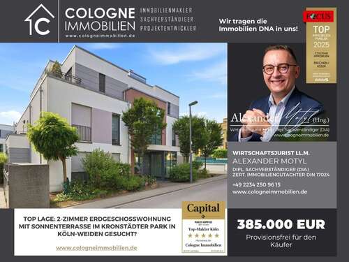 Foto - Wohnung zum Kaufen in Köln 385.000,00 € 65 m²