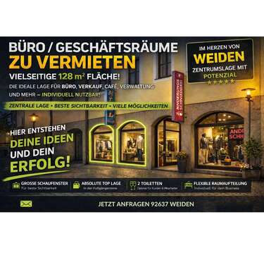 Foto - Einzelhandel in Weiden 1.500,00 € 128 m²