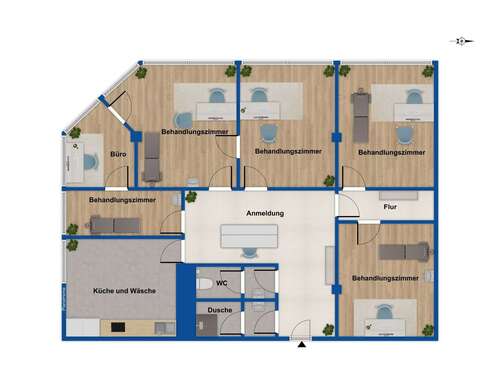 Foto - Büro in München 2.970,00 € 116 m²