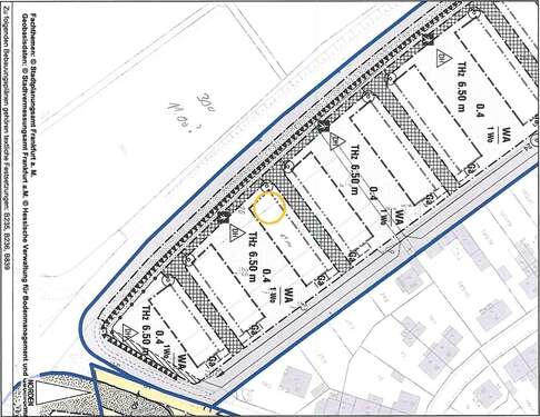 Foto - Grundstück zu verkaufen in Frankfurt am Main 630.000,00 € 629 m²