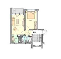 Wohnung zum Mieten in Nürnberg 459,25 € 41.75 m²