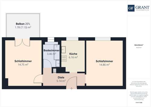 Foto - Wohnung zum Kaufen in Dillingen an der Donau 195.000,00 € 50.25 m²