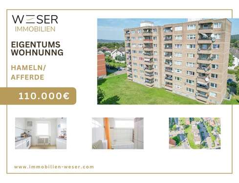 Foto - Wohnung zum Kaufen in Hameln Afferde 110.000,00 € 82 m²