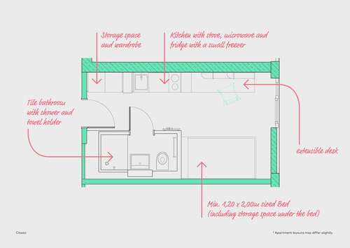 Foto - Wohnen auf Zeit in Frankfurt am Main 867,00 €