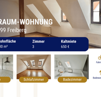 Wohnung zum Mieten in Freiberg 650,00 € 100 m²