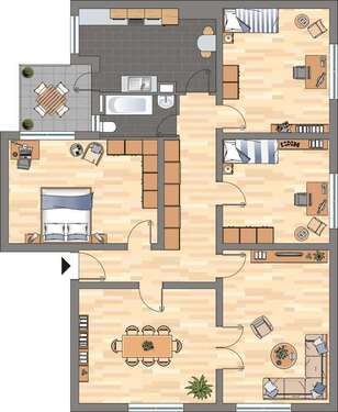 Foto - Wohnung zum Mieten in Bremerhaven 809,00 € 122.74 m²