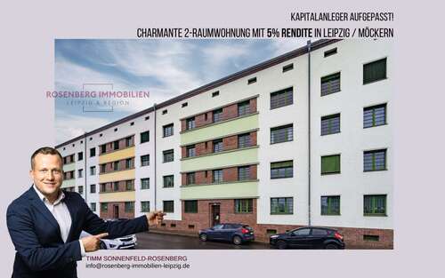 Foto - Wohnung zum Kaufen in Leipzig Möckern 149.900,00 € 42.17 m²