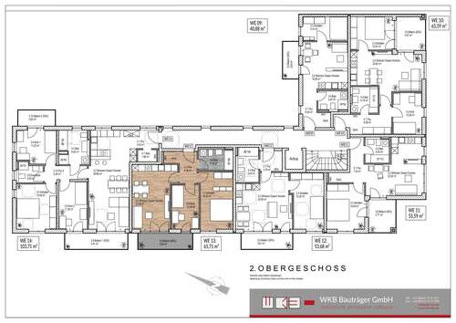 Foto - Wohnung zum Kaufen in Ottobrunn 606.000,00 € 65.71 m²