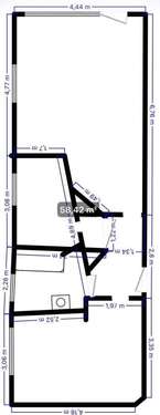 Foto - Wohnung zum Mieten in Leipzig 650,00 € 59 m²
