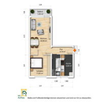 Wohnung zum Kaufen in Dresden 98.340,00 € 49.17 m²