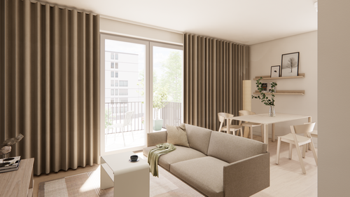 Foto - Wohnung zum Mieten in Berlin 1.090,00 € 25 m²