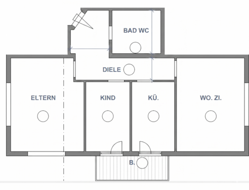 Foto - Wohnung zum Kaufen in Pforzheim 250.000,00 € 75 m²