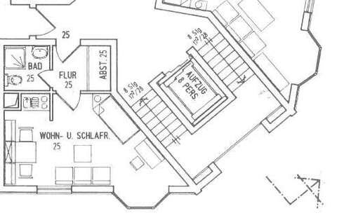 Foto - Wohnung zum Mieten in Kassel 340,00 € 25 m²