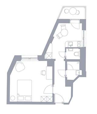 Foto - Wohnung zum Mieten in Stuttgart 1.310,25 € 33 m²