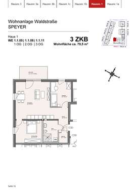 Foto - Wohnung zum Mieten in Speyer 540,67 € 79.5 m²