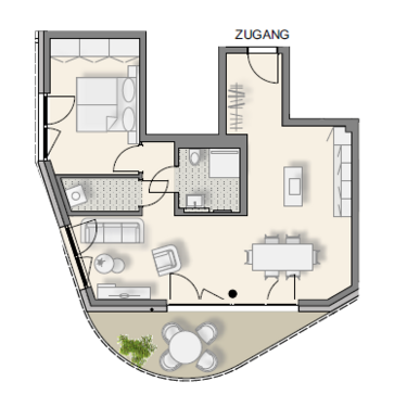 Foto - Wohnung zum Kaufen in Weinsberg 399.900,00 € 68.94 m²