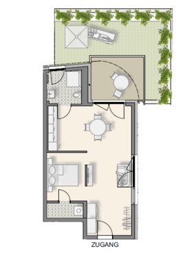 Foto - Wohnung zum Kaufen in Weinsberg 311.500,00 € 53.68 m²
