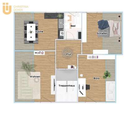 Foto - Wohnung zum Mieten in Rodgau 600,00 € 78 m²