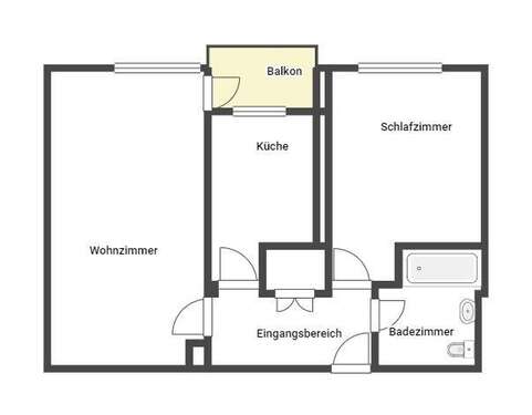 Foto - Wohnung zum Mieten in Weißenthurm 268,68 € 43.29 m²