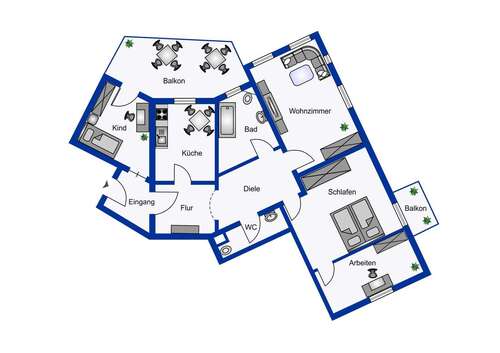 Foto - Wohnung zum Kaufen in Naumburg 430.000,00 € 112 m²