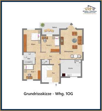 Foto - Wohnung zum Kaufen in Meudt 175.000,00 € 100 m²